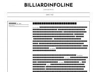 billiardinfoline.com Thumbnail