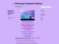 Attractingprosperitywebinar.wordpress.com