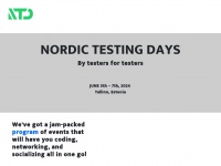 Nordictestingdays.eu
