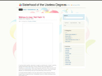 sisterhoodoftheuselessdegrees.wordpress.com Thumbnail