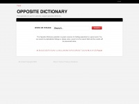 Opposite-dictionary.com