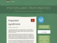 Polysyllabicprofundities.com