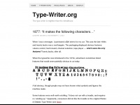 type-writer.org