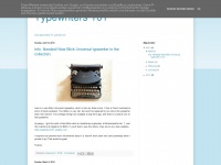 typewriters101.blogspot.com Thumbnail