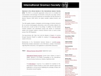 internationalgramscisociety.org Thumbnail