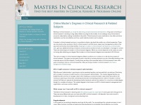 Mastersinclinicalresearch.com