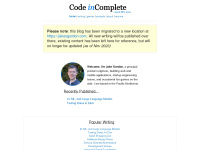 Codeincomplete.com