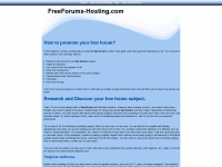 freeforums-hosting.com Thumbnail