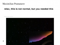 maximilianpramatarov.com Thumbnail