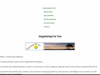 Organizingforyou.com