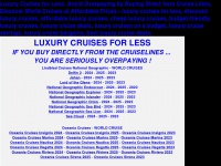 luxurycruisesforless.com Thumbnail