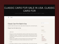 classiccarsforsaleinusaogn.wordpress.com Thumbnail