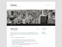Tonisoria.wordpress.com