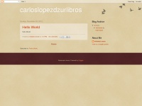 Carloslopezdzurlibros.blogspot.com