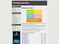workingproxysites.com Thumbnail