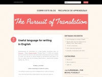 Thepursuitoftranslation.wordpress.com