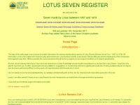 lotus7register.co.uk Thumbnail