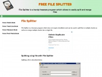 filesplitter.org Thumbnail