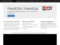 palm2csv.com Thumbnail