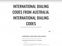 internationaldialingcodesfromaustraliaspcq.wordpress.com Thumbnail