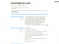 Kanthelpme.com