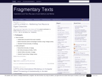 fragmentarytexts.org Thumbnail