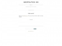Geopolitics21.wordpress.com