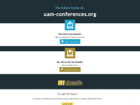 uam-conferences.org Thumbnail