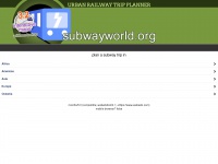 Subwayworld.org