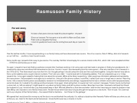 rasmussonfamily.org Thumbnail