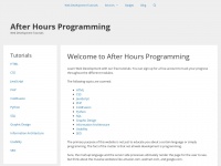 Afterhoursprogramming.com
