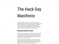 hackdaymanifesto.com Thumbnail