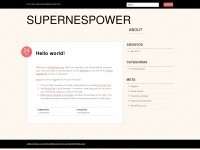 supernespower.wordpress.com Thumbnail