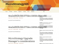 microstrategy101.com Thumbnail
