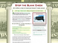 Stoptheblankcheck.org