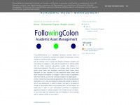 Followingcolon.blogspot.com