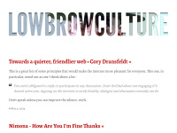 Lowbrowculture.com