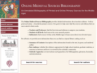 medievalsourcesbibliography.org Thumbnail