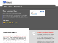 securelocksmithbow.co.uk Thumbnail