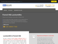securelocksmithforesthill.co.uk Thumbnail