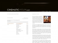 cinematicviolin.com Thumbnail