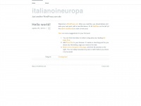 italianoineuropa.wordpress.com Thumbnail