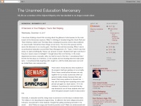 theunarmededucationmercenary.blogspot.com Thumbnail