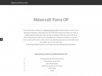 minecraftforceop2014.wordpress.com Thumbnail