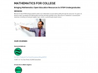 mathforcollege.com Thumbnail