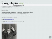 Giorgiolapira.org
