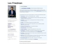 lexfriedman.com Thumbnail