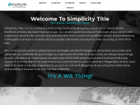 Simplicitytitle.com