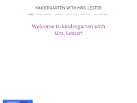 kindergartenwithmrslester.weebly.com Thumbnail