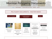 mormonpolygamydocuments.org Thumbnail